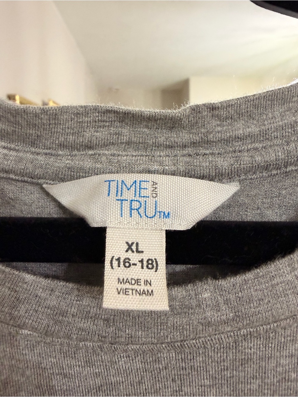 Time and Tru Sleeveless Gray Maxi Dress - Picture 3 of 4